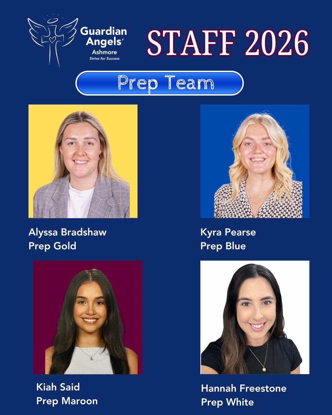 Prep Team Staff Members