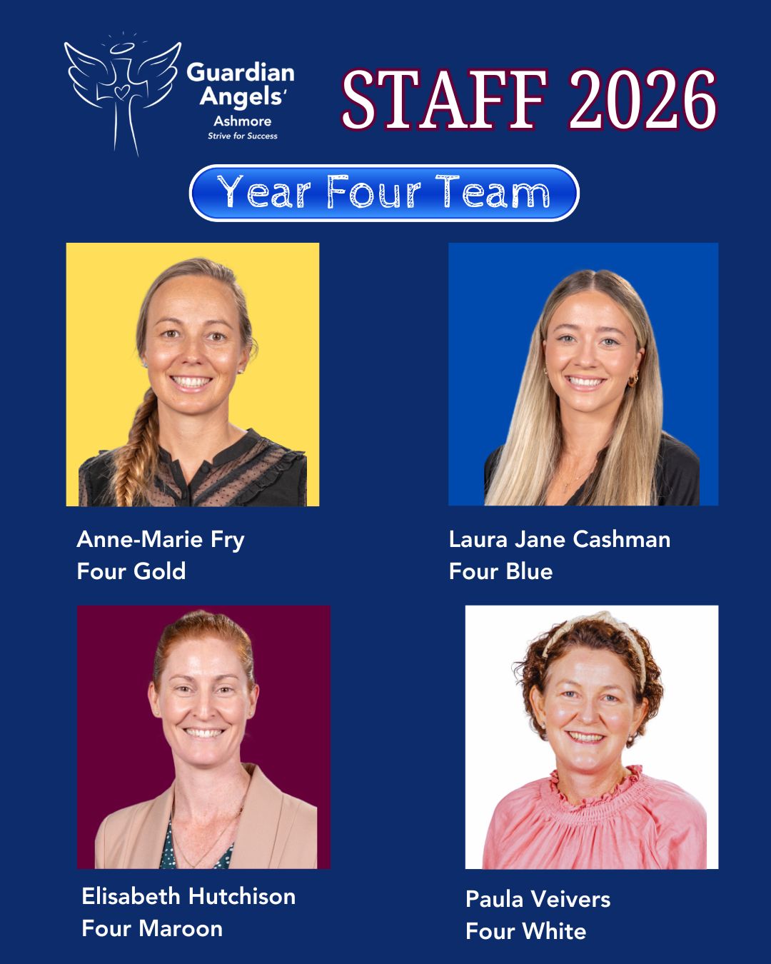 Year Four team Staff Members