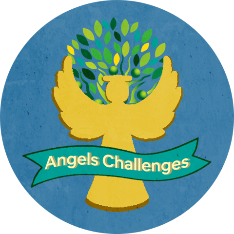 Colourful Guardian Angels Learning Powers poster featuring puppet characters representing resilience, persistence, independence, collaboration and creativity